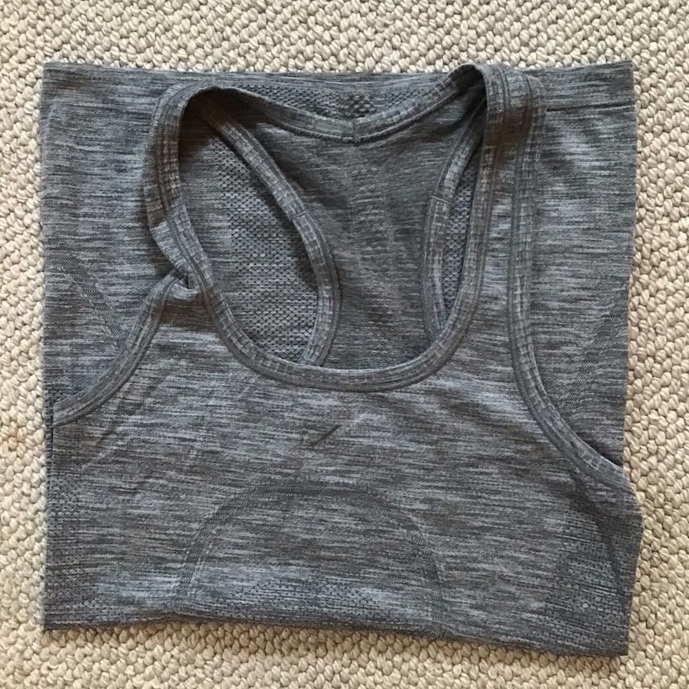 Lululemon Gray Swiftly Tech Racerback Tank Top